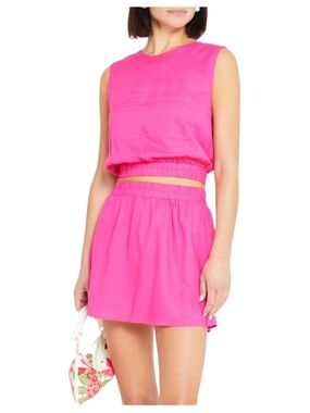 Kourt Askita | Hot Pink Tank & Skort Two-Piece Set NWT - Size XS/S